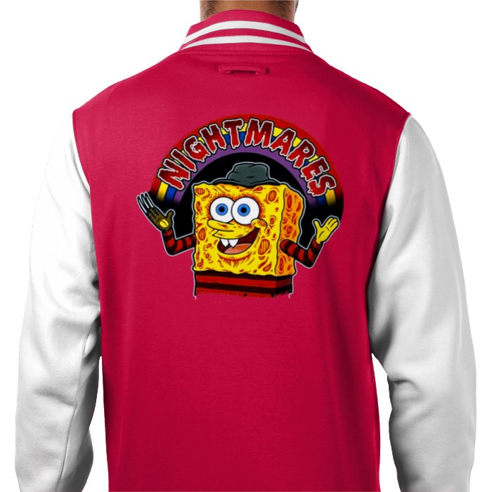 SpongeBob SquarePants & A Nightmare On Elm Street - Nightmares Varsity Jacket