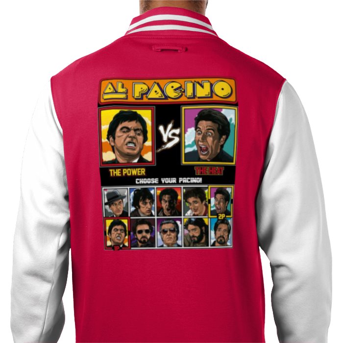 Al Pacino & Pac Man & Street Fighter - Al Pac-ino Fighter Varsity Jacket