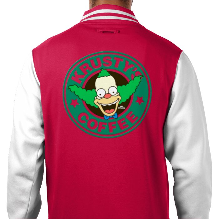 The Simpsons - Krusty's Coffee Varsity Jacket