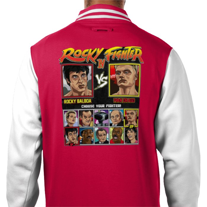 Rocky & Street Fighter - Rocky Fighter Varsity Jacket