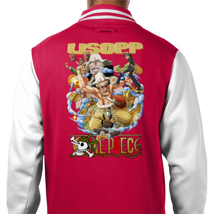 One Piece - Usopp Theme 1 Varsity Jacket