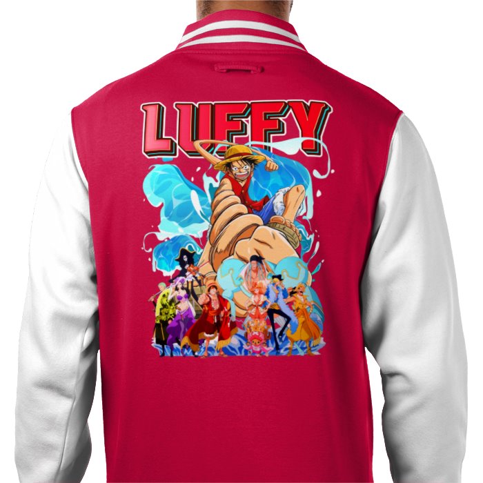 One Piece - Luffy Theme 3 Varsity Jacket