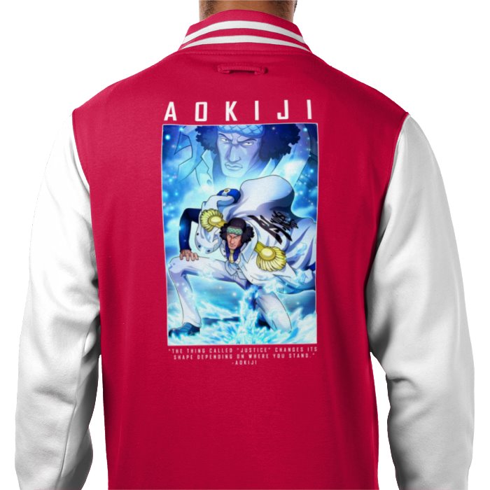 One Piece - Aokiji Theme 1 Varsity Jacket