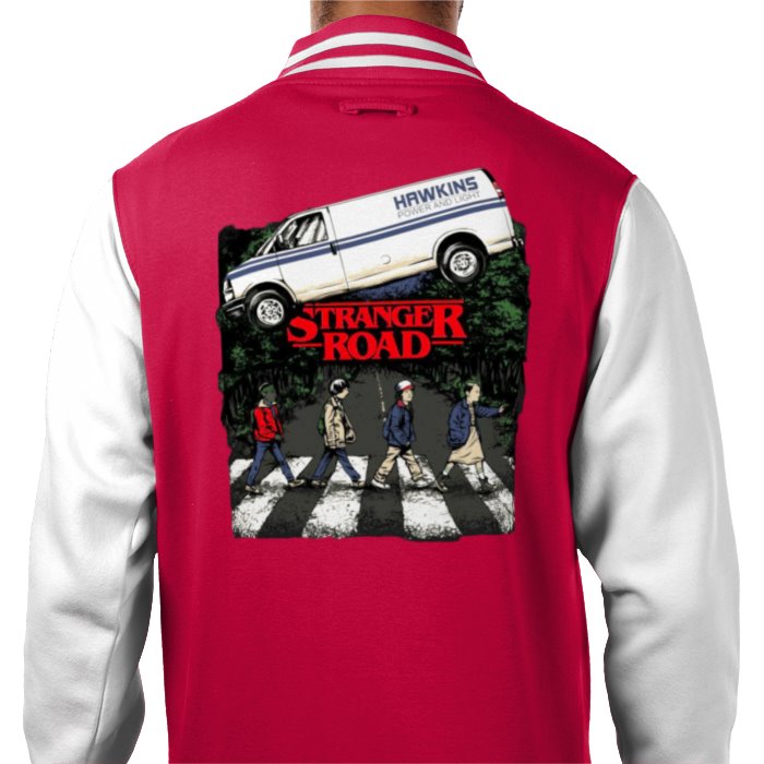 Stranger Things & The Beatles - Abbey Road Varsity Jacket