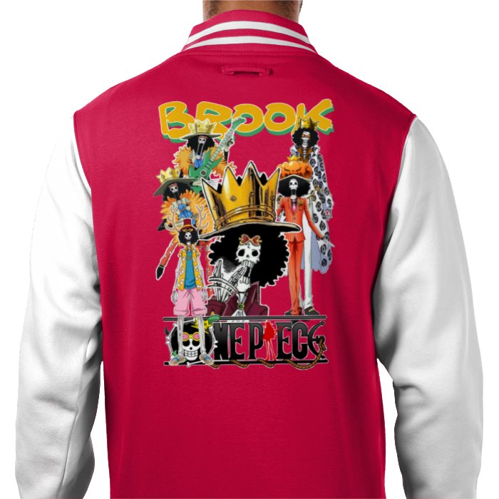 One Piece - Brook Theme 2 Varsity Jacket