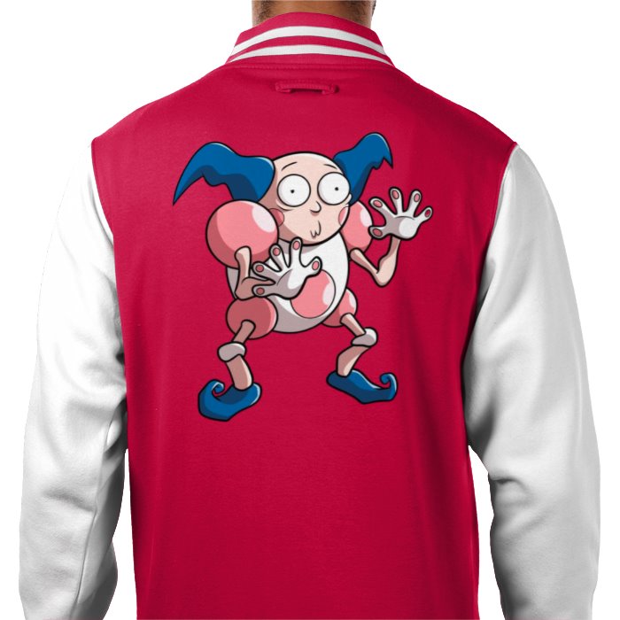 Rick & Morty & Pokémon - Mr Mime Varsity Jacket