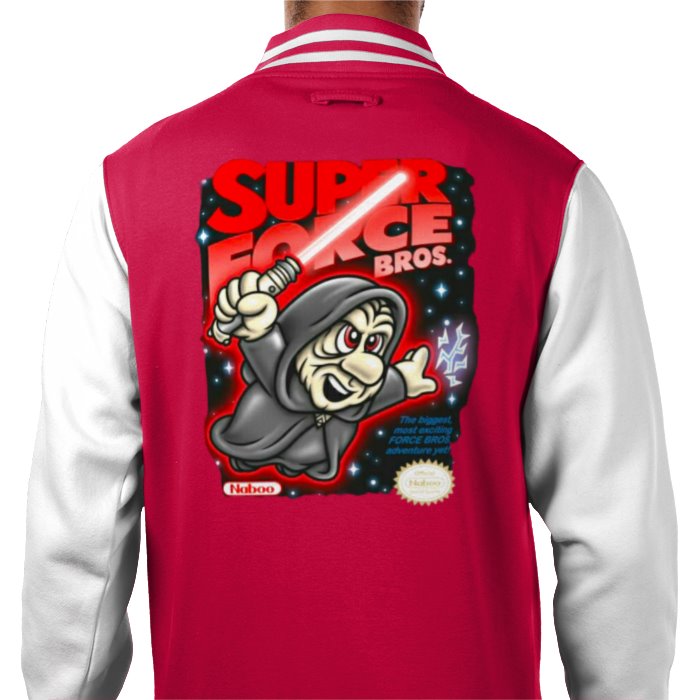 Super Mario Bro's & Star Wars - Super Force Bros Varsity Jacket