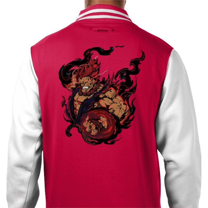 Street Fighter - Akuma Punch Varsity Jacket