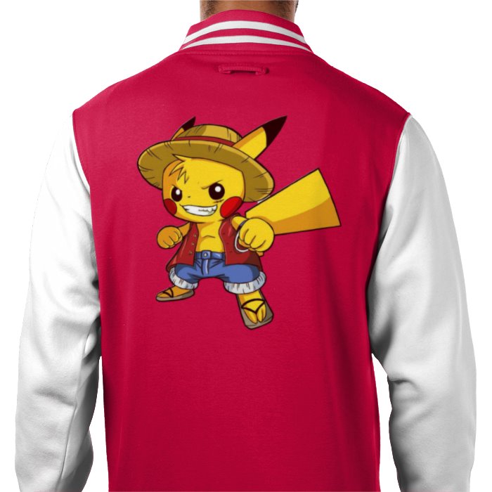 Pokémon & One Piece - PikaLuff Varsity Jacket