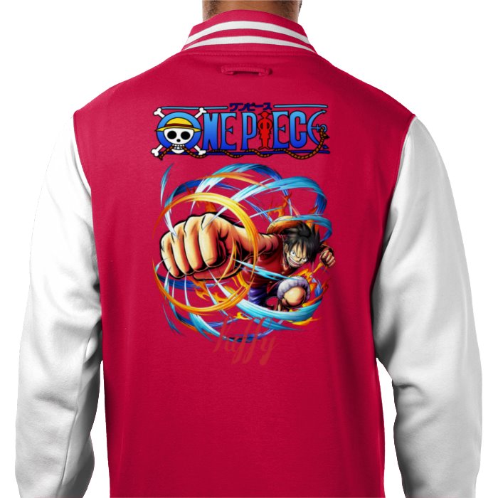 One Piece - Luffy Theme 4 Varsity Jacket