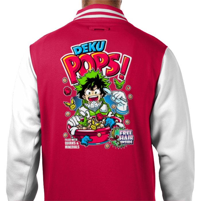 My Hero Academia - Deku Pops Varsity Jacket