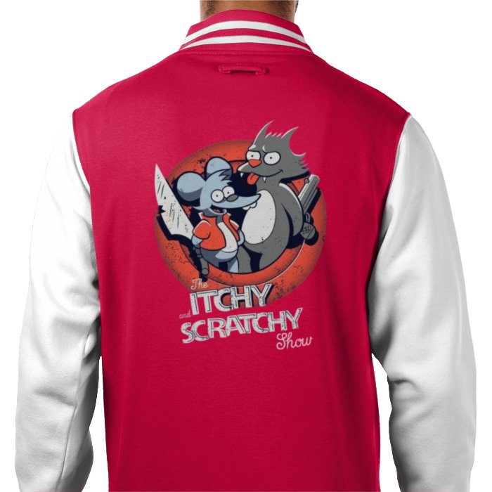 The Simpsons - The Itchy & Scratchy Show Varsity Jacket