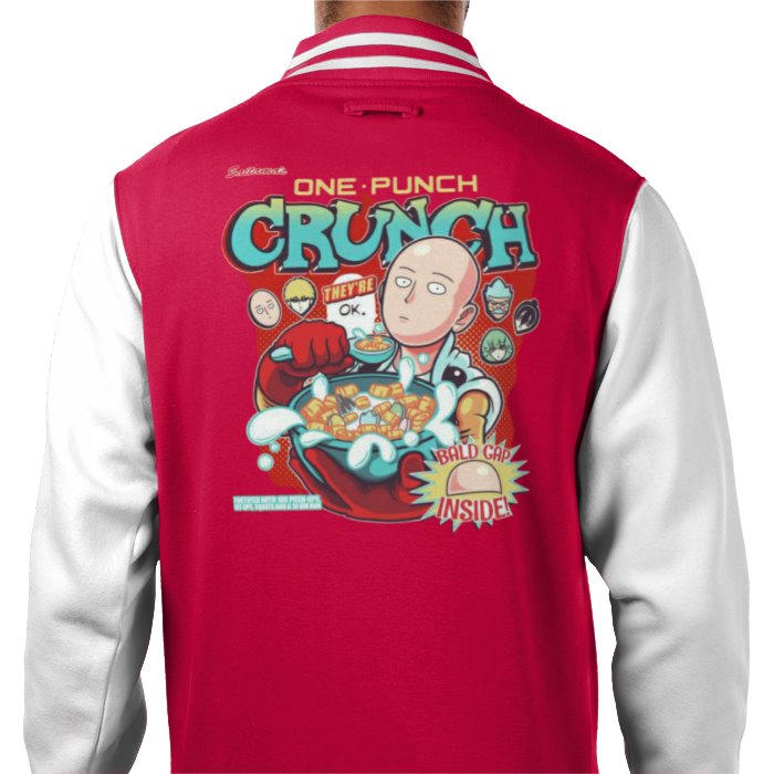 One Punch Man - One Crunch Varsity Jacket