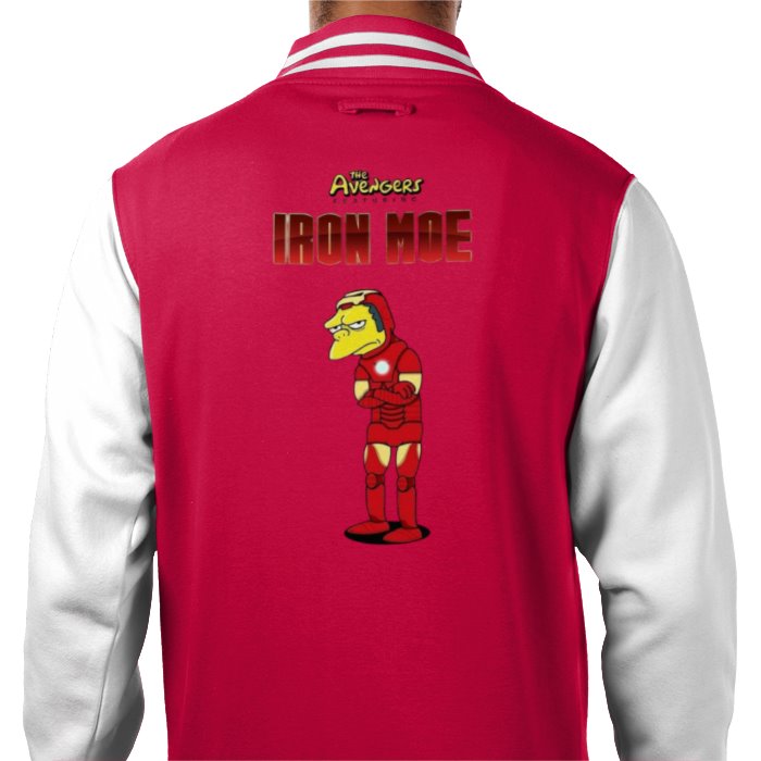 The Simpsons & Iron Man - Iron Moe Varsity Jacket