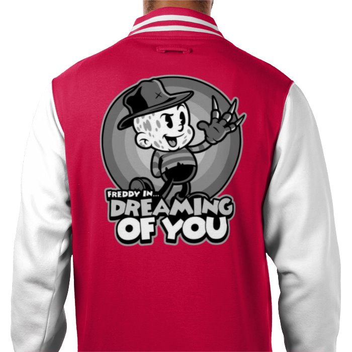 Looney Tunes & A Nightmare On Elm Street - Dreaming Of You Varsity Jacket