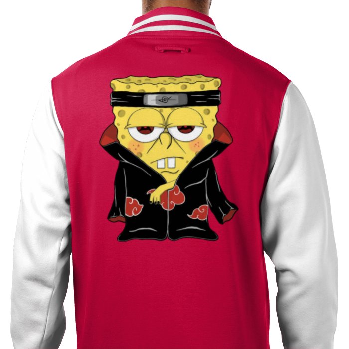 SpongeBob SquarePants & Naruto - SpongeBob Uchiha Varsity Jacket