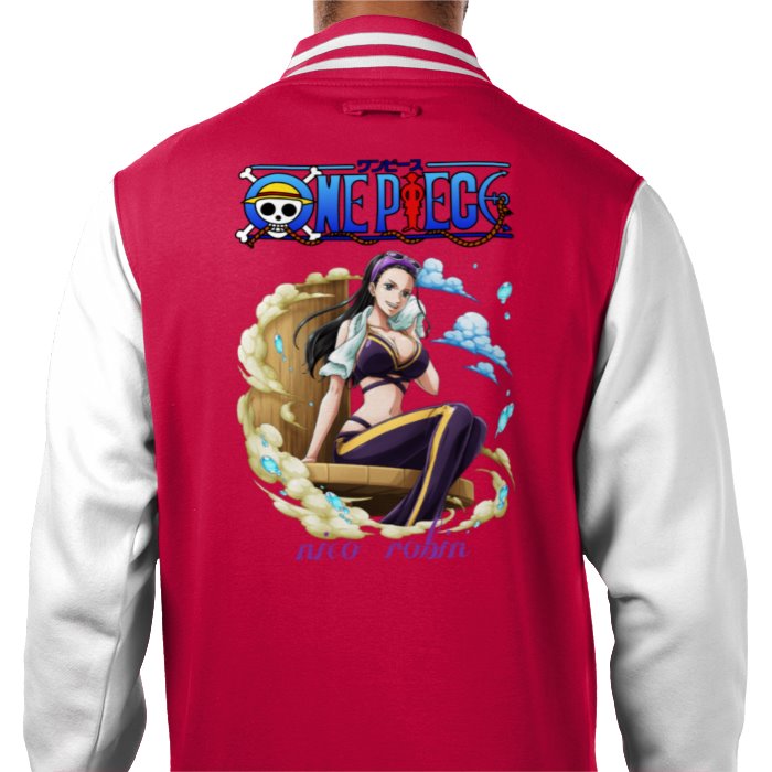 One Piece - Nico Robin Theme 3 Varsity Jacket