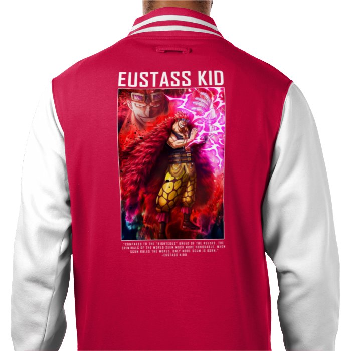 One Piece - Eustass Kid Theme 1 Varsity Jacket