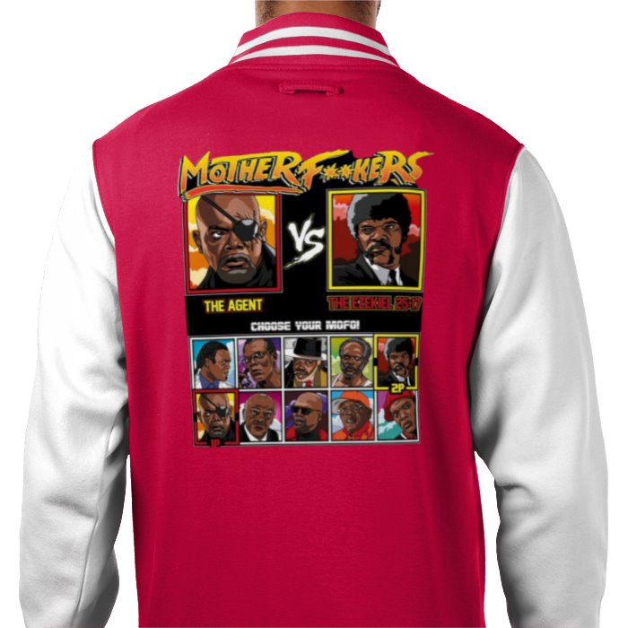 Samuel Jackson & Street Fighter - Mother F**kers Varsity Jacket