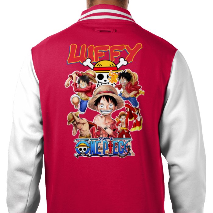 One Piece - Luffy Theme 6 Varsity Jacket