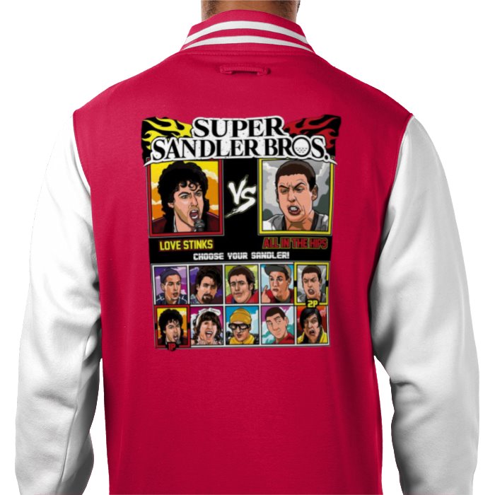 Super Smash Bro's & Adam Sandler - Super Sandler Bro's Varsity Jacket