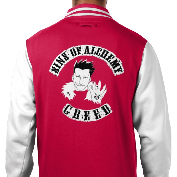 Full Metal Alchemist & Sons Of Anarchy - Sins Of Greed Varsity Jacket