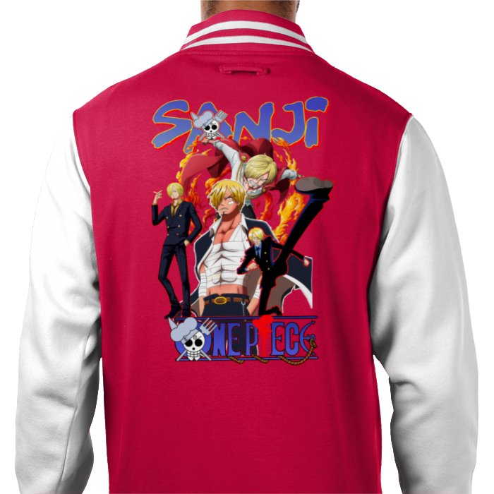 One Piece - Sanji Theme 3 Varsity Jacket