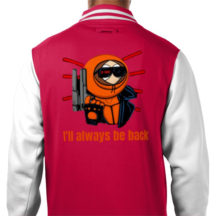 South Park & Terminator - I'll Always Be Back Varsity Jacket