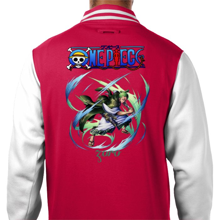 One Piece - Zorro Theme 4 Varsity Jacket