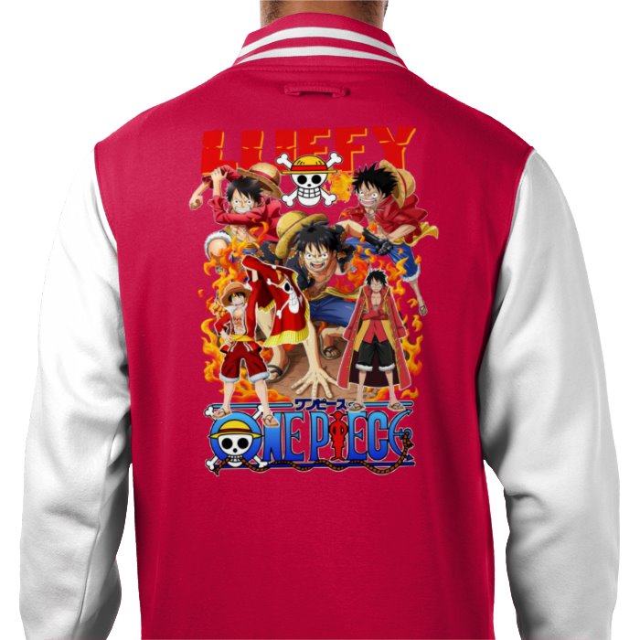 One Piece - Luffy Theme 2 Varsity Jacket