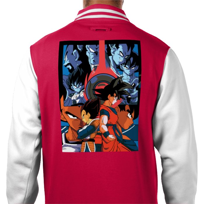 Dragon Ball Z - Saiyan Theme 3 Varsity Jacket