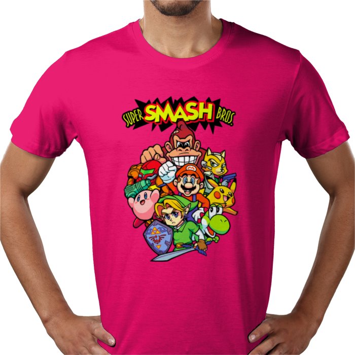Super Smash Bros - Collage T-shirt