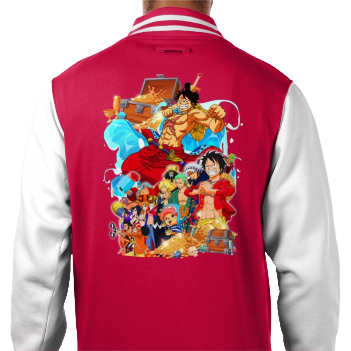 One Piece - Collage 4 Varsity Jacket