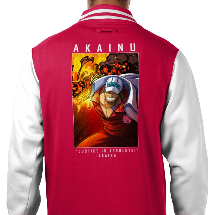 One Piece - Akainu Theme 2 Varsity Jacket