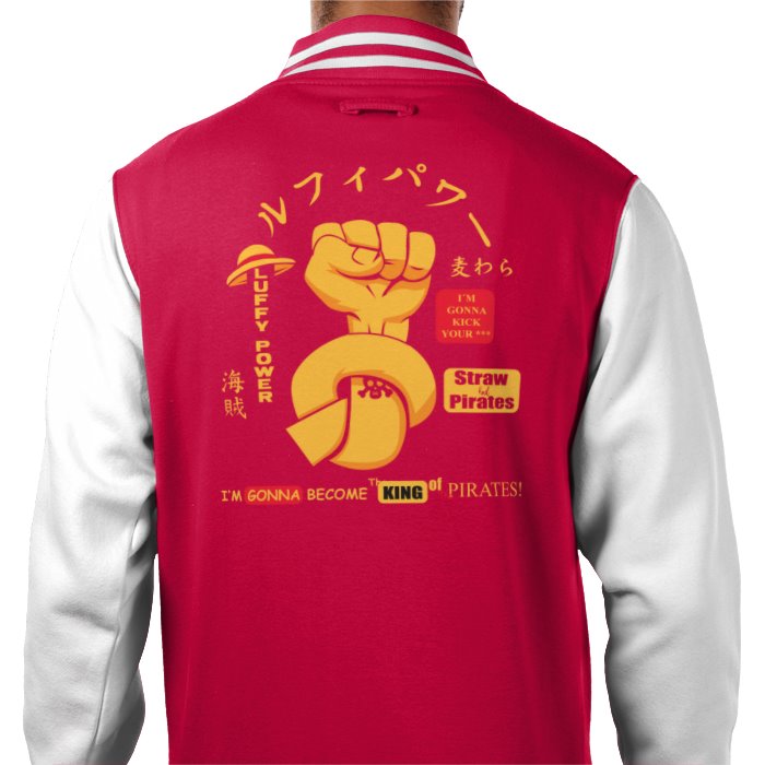 One Piece - Luffy Theme 5 Varsity Jacket