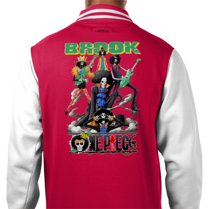 One Piece - Brook Theme 3 Varsity Jacket