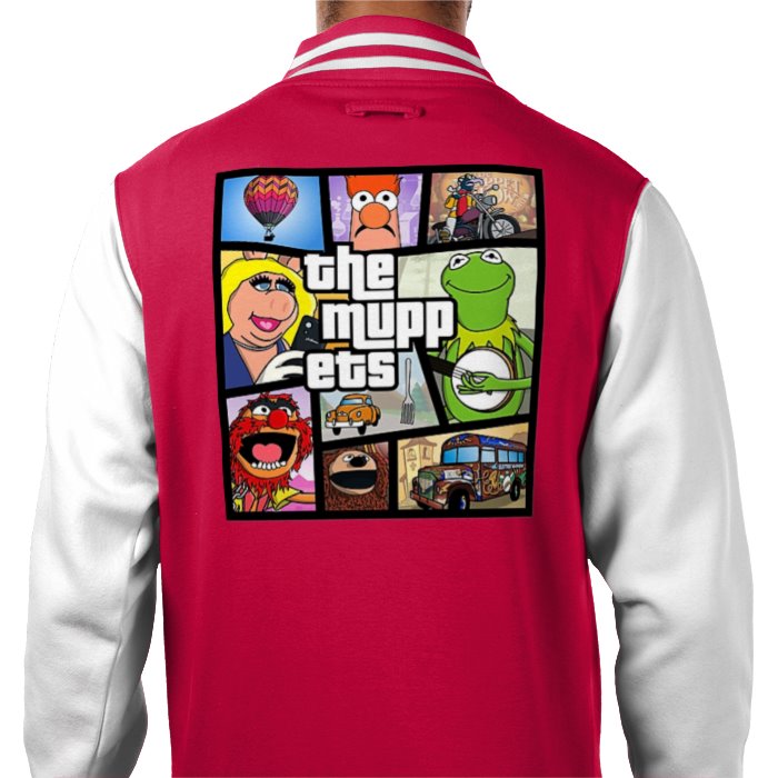 The Muppets & Grand Theft Auto - Grand Theft Auto Style Varsity Jacket