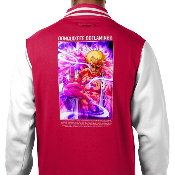 One Piece - Doflamingo Theme 1 Varsity Jacket