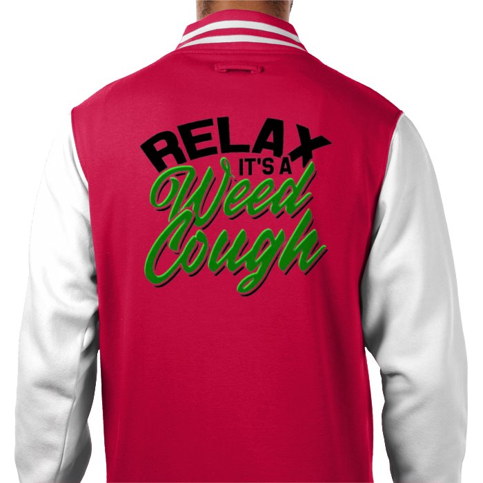 Weed Cough Varsity Jacket