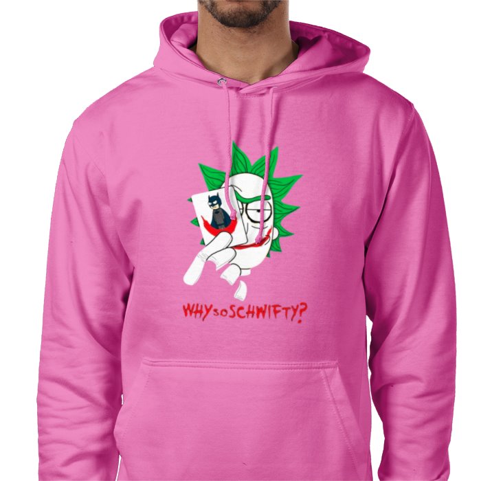 Rick & Morty & Batman - Why So Schwifty Value Hoodie