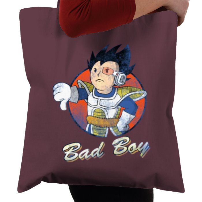 Dragonball Z x Fallout - Vegeta Bad Boy Tote Bag