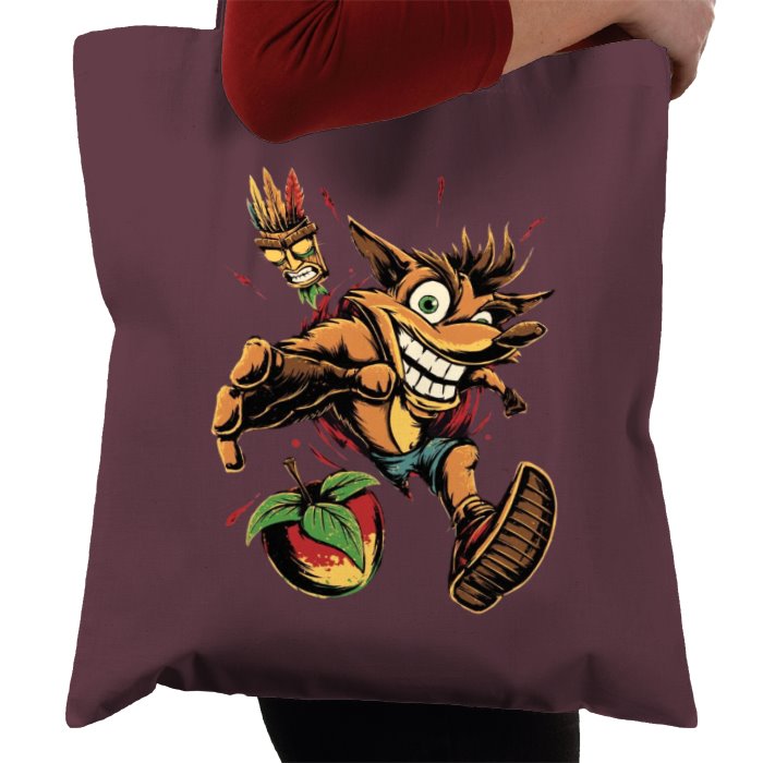 Crash Bandicoot Theme Tote Bag