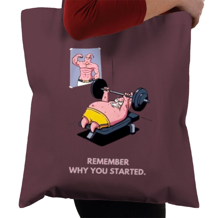 Dragonball Z x SpongeBob Square Pants - Why We Started Tote Bag