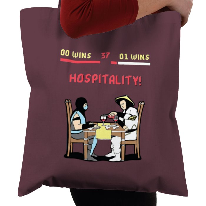 Mortal Kombat - Hospitality Wins Tote Bag