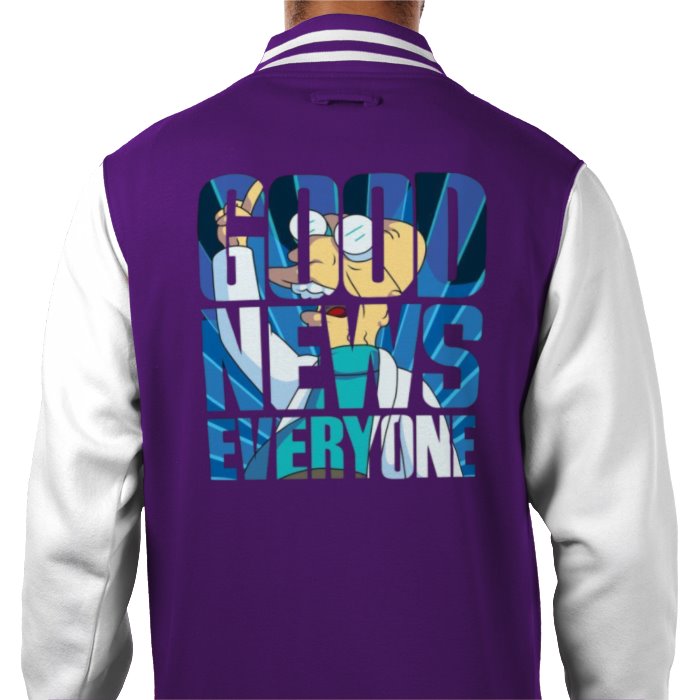 Futurama - Good News Everyone Varsity Jacket