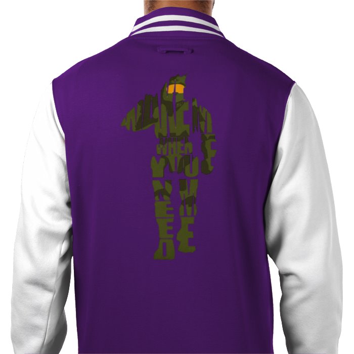 Halo - Wake Me When You Need Me Varsity Jacket