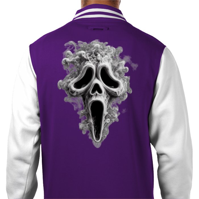 Scream - Smoke Face Varsity Jacket