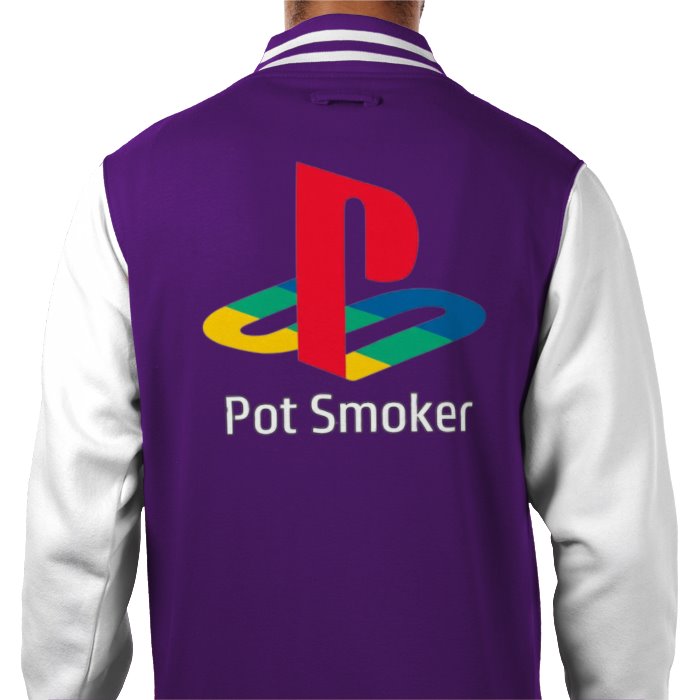 PlayStation Parody Pot Smoker Varsity Jacket