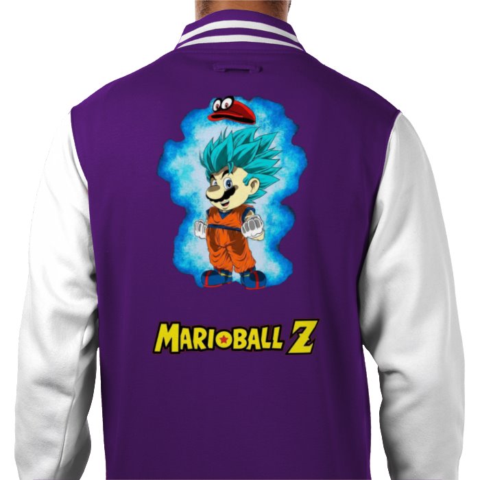 Super Mario x Dragonball Z - Super Saiyan Mario Varsity Jacket