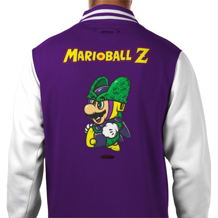 Super Mario x Dragonball Z - Cell Disguise Varsity Jacket